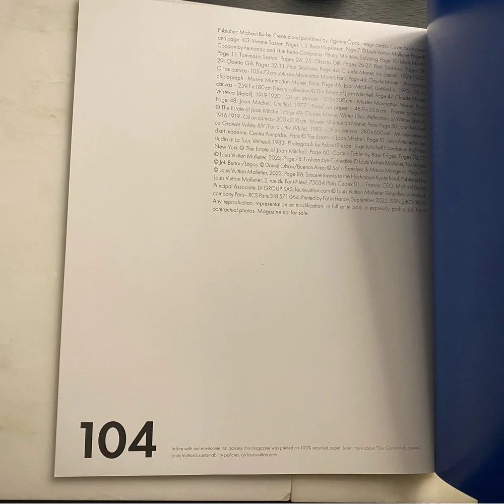 Louis Vuitton Coffee Table Book - 107 pages